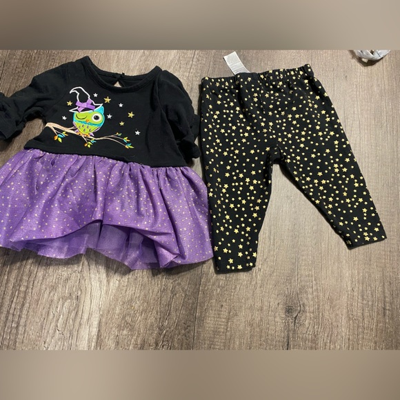 9 month owl witch and stars boutique outfit - Picture 1 of 2